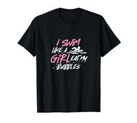 Donne Nuoto Nuoto Come Una Ragazza Mangiare Il Mio Nuotatore Bolle Maglietta