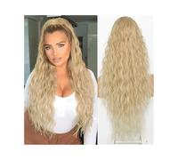 Donne Onda d'acqua Coulisse Coda di cavallo Estensione della coda di cavallo dei capelli umani Clip di capelli vergini brasiliani in un pezzo di capelli Estensione dei capelli coda di cavallo riccia o