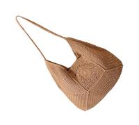 Donne Paglia Ascella Borsa Spiaggia Spalla Alla Moda Vacanza Cava Grande Capacità Ascelle Bacio Donne Spalla Paglia Ascella Tendenza Spiaggia Grande Capacità Ascelle, Caff, One Size