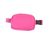 Donne Paratto di vita lacrime lungo Durabilità Borsa a cinghia regolabile Nylon escursionistica esterna (Rosa rosso)