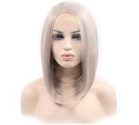 Donne parrucca corta dritta R sintetico Sintetico Fronta parrucca corta Strata Sintetica Sintetica Personalità Naturale Wig Cosplay Girl Girl Party Fancy Vest Uso quotidiano, Attore, Internet Star, An