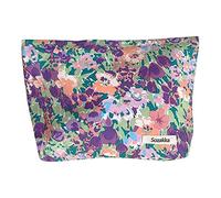 Donne Portatile Ragazze Rossetto Frizione Grande Capacità Multi-funzione Floreale Stile Giappone Cosmetici Bag Organizer, modello tre