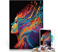 Donne psichedeliche Puzzle 1000 pezzi per adolescenti Aiuta il cervello ad allenare i giocattoli che creano dipendenza per coltivare la pazienza Regalo divertente 38x26cm