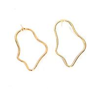 Donne Punk Exaggerate Wave Earring Signore irregolare geometrico Drop Sufer Earrings Creativo e utileIl meraviglioso