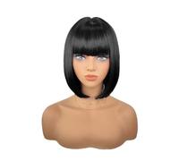 Donne Qi bangs parrucche corte for la naturale morbidezza quotidiana delle donne Festa