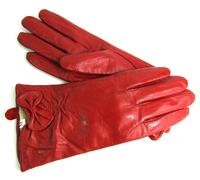 Donne Qualità Premium Vero pelle Morbida Guanti Pelliccia Foderato Caldo Fiocco