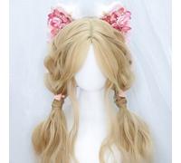 Donne Ragazze Lunghi Capelli Ricci Ondulati Bionda Cosplay Parrucche Lolita Harajuku Dolce Parrucca Halloween Parrucca Per Abbigliamento Quotidiano Festa Di Halloween (13)
