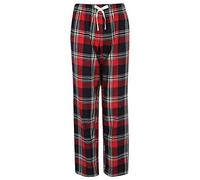 Donne Rosso Verde O Bianco Tartan Cotone Lounge Pantaloni Pigiama Lungo