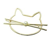 Donne s Simulazione Perla Simpatico Gatto Forcina Fermacapelli Fermaglio Accessori Ornamenti Molto Pratico E PopolareIl meraviglioso