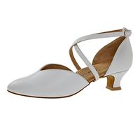 Donne Scarpe da Ballo/Scarpe da Sposa 107-013-033 - Pelle Bianco - 4,2 cm Spanish - Special Edition [UK 6,5]