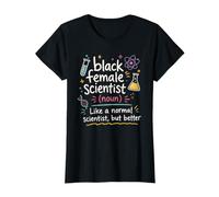 Donne Scienziate Femminili Nere nella Definizione Scienza STEM Maglietta