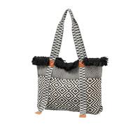 Donne Shopping Bag Nappa Borsa A Mano Allzumade Tela Bag Grande Capacità Top Stili Etnici Spiaggia Donne Stili Etnici Shopping Quartiere Tela Per Quotidiano, Yx240006 2