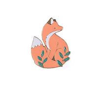 Donne Simpatico Cartone Animato Volpe Animale Metallo Spilla Pin Badge Gioielli Accessori Rosa Molto Pratico e Popolare