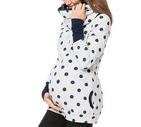 Donne Stampato Felpa Maglione Maternità Allattamento Al Seno Manica Lunga Top Vestiti Donne, bianco, M