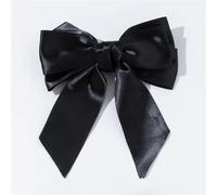 Donne Tinta unita Big Hairpins Barrette Bow Hair Clip Tre Strati Raso Hairgrip Accessori
