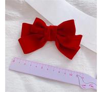 Donne Tinta unita Big Hairpins Barrette Bow Hair Clip Tre Strati Raso Hairgrip Accessori