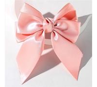Donne Tinta unita Big Hairpins Barrette Bow Hair Clip Tre Strati Raso Hairgrip Accessori