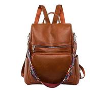 Donne Trasformabile Zaino Borsa Zaini Impermeabile Uomo, marrone, Einheitsgröße, Zaino da viaggio