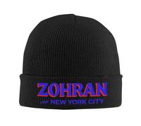 Donne Uomini Cappello a Maglia Zohran per Il sindaco di New York Merch Teschie Invernali Cappelli a Maglia Cappello a Maglia