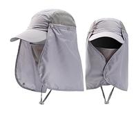 Donne & Uomini Outdoor Cappello Da Sole Pesca Escursionismo Cappelli con Copertura Del Collo 50+ Accessori Sportivi All'aperto Cappello Rude, GY1., Taglia unica