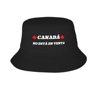 Donne Uomo Cappello da Sole Bandiera del Canada No Está Cappello da Pescatore Traspirante Secchio Cappelli Moda Bucket Hat per Estate Campeggio All'Aperto