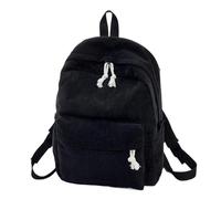 Donne Zaino Ricamo Personalizzato Borsa Scuola Adolescente Causale Formazione Viaggiare Antifurto Zaino Femminile Borsa Black,40X28X12CM
