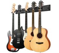 Donner 5 Guitar Wall Rack Supporto per Montaggio a Parete per Chitarra Nero con
