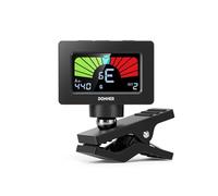 Donner Accordatore per Chitarra Clip On Accordatore Magnetico per Chitarra con Display LCD a Colori per Chitarra Acustica/Elettrica Ukulele Basso Violino Banjo Accordatura DT-10 - Nero