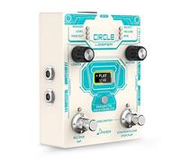 Donner Circle Looper Pedale Effetto Chitarra Elettrica, Guitar Loop Pedal con Display Barra di Tempo, Drum Machine, Tempo di Registrazione 160 minuti, Overdubbing Illimitato