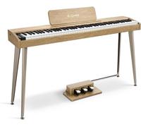Donner DDP-60 Pianoforte Digitale Naturale con Supporto, Pedale e 25W