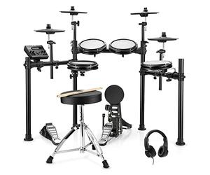Donner DED-200 Electric Drum Set With Drum Throne/Maple Stick/Earphone/Audio Cable