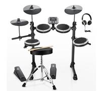 Donner DED-80 Set E-Drum, Grigio, 8 Pad, 15 Drum Kit, 180 Suoni
