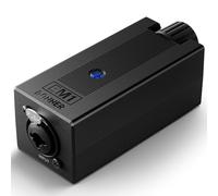 Donner EM1 Amplificatore per cuffie analogico portatile, ricaricabile, amplificatore per cuffie stereo, con controllo del volume, amplificatore audio, XLR, ingresso TRS, jack di uscita da 3,5 mm, nero