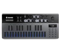 Donner Essential B1 - Sintetizzatore e sequenziatore di bassi analogici, con interfaccia utente intuitiva, 128 modelli di memoria, saturazione e effetti di ritardo, per un suono acido classico