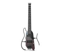 Donner HUSH X PRO Kit chitarra elettrica - Chitarra da viaggio intelligente con decine di combinazioni preimpostate, 7 opzioni tono sim, Midnight Glow
