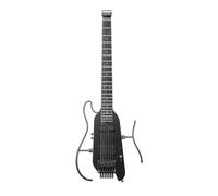 Donner HUSH X PRO Kit Chitarra Elettrica - Chitarra da viaggio intelligente con dozzine di combinazioni preimpostate, 7 opzioni di simulazione del tono, Nero