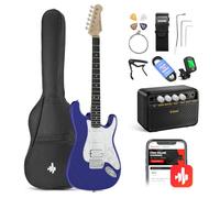 Donner Kit Chitarra elettrica per principianti 39 pollici, pickup S-S-H con amplificatore, borsa, tracolla, corde, accordatore, cavo, plettri, DST100