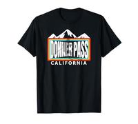 Donner Pass - Sci Alpino, Donner Pass California Retro Cool Ski Maglietta