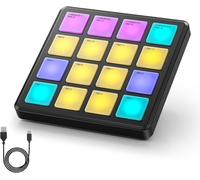 Donner Controller MIDI Starrypad Mini, USB portatile, 16 pad e-note repeat
