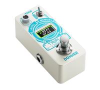 Donner Triple Looper Pedale per chitarra, 90 minuti di loop con display, 3 loop, overdub illimitati con funzione undo/redo