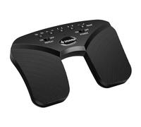 Donner Wireless Page Turner Pedal, pedale ricaricabile per girapagina musicale per tablet e telefono, nero
