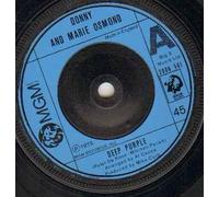 DONNY AND MARIE OSMOND - DONNY AND MARIE OSMOND - DEEP PURPLE - 7" VINYL