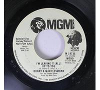 Donny Osmond - Donny & Marie Osmond 45 RPM I'm Leaving it (All) Up To You / I'm Leaving it (All) Up To You
