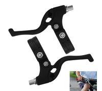 DONOONIS Leva del Freno, 1 Paia Freno Velo, Ricambi Bicicletta, Manopole del Freno per Bambino, Mountain Bike Bici da Strada MTB per Manubrio Lega di Alluminio Universale
