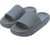 Donpapa Ciabatte Casa Donna Estive Pantofole Nuvola Uomo Originali Piscina Slides Gomma Cuscino Doccia Sandali Antiscivolo Scarpe da casa YZ Grigio 42-43