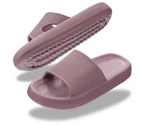 Donpapa Ciabatte Donna Uomo Estive Sandali Pantofole Comode Slide Morbide Antiscivolo Piscina Spiaggia Doccia Interno Esterno Scarpe da casa Rosso vino 240