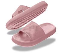 Donpapa Ciabatte Donna Uomo Estive Sandali Pantofole Comode Slide Morbide Antiscivolo Piscina Spiaggia Doccia Interno Esterno Scarpe da casa Rosa 250