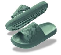 Donpapa Ciabatte Donna Uomo Estive Sandali Pantofole Comode Slide Morbide Antiscivolo Piscina Spiaggia Doccia Interno Esterno Scarpe da casa Verde 280