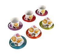 DONREGALOWEB Tazze caffè Ciambelle Simpson Set 6, Vario, 220 ml de capacidad