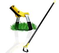 DonSail, Zappa da Giardino per diserbo e Giardinaggio, Manico Lungo, Resistente, Regolabile, con Staffa per diserbo, da 76 a 150 cm, Nero